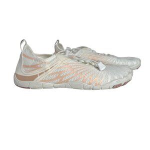 HF Barefoot Shoes Running Breathable Mesh Minimalist Sneakers Water White SZ 43